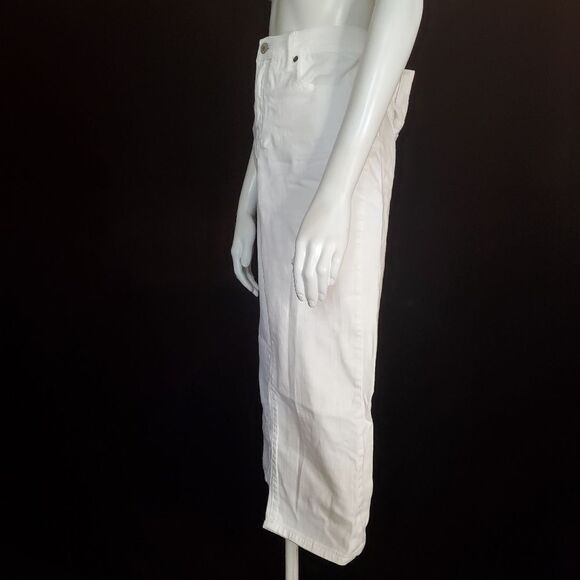 Lucky Brand White Cropped Jeans (10/30) - Picture 3 of 5